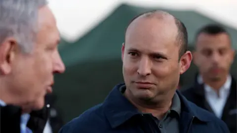 Reuters Benjamin Netanyahu (left) and Naftali Bennett (file photo)