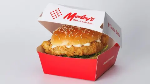 Morley's Morley's chicken burger in a box