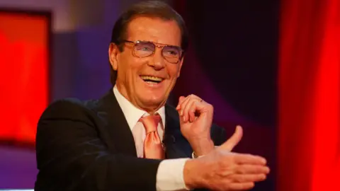 BBC Roger Moore in 2002