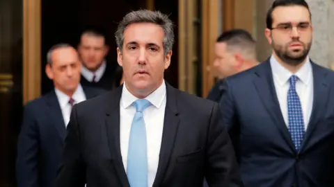 Reuters Michael Cohen leaves court