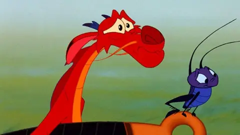 Disney Mushu and Cri-Kee