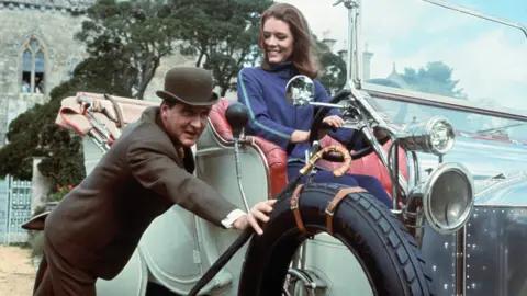 Getty Images Patrick Macnee and Diana Rigg in The Avengers