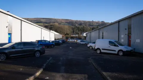 Nick Hartley/BBC Treforest Industrial Estate