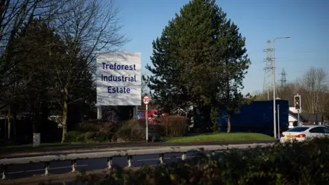 Nick Hartley/BBC Treforest Industrial Estate