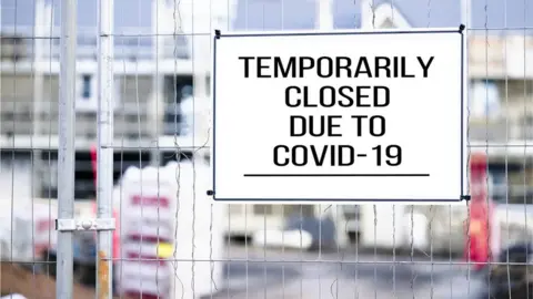 Getty Images closed sign