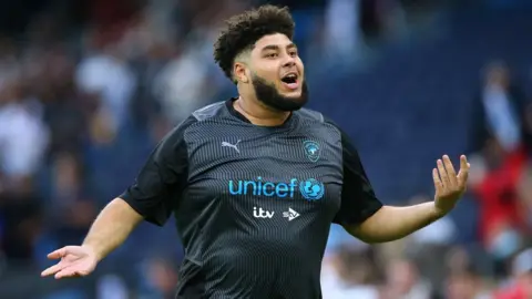 Getty Images Big Zuu taking part Soccer Aid for Unicef