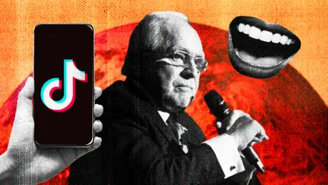 BBC Montage showing Dan Peña and the TikTok logo