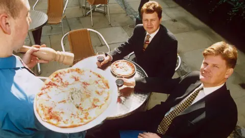 Shutterstock David Page and colleagues back in the early 1990s