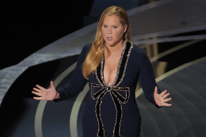 Amy Schumer appears at the 94th Academy Awards at the Dolby Theatre.