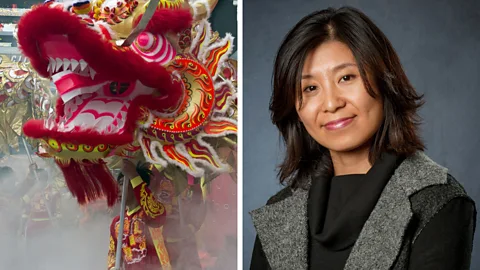 Tianji CEO Lily Li on the traits of a successful Chinese CEO. (Alex Ogle/AFP/Getty Images and Tianji)