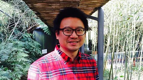 Manchester United supporter Hua Hsu bought shares in the football club. (Carol Wang)