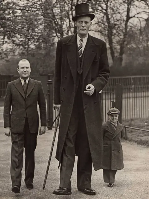 Velvet Wolf/BBC Scotland Theatre impresario Pete Collins, left, with one of his acts, Lofty and Seppetoni