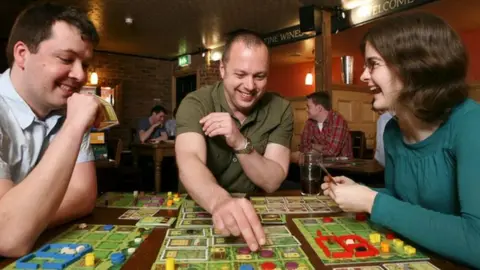 BBC Board gamers in London