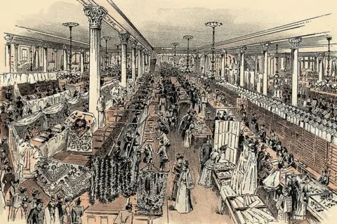 Getty Images A T Stewart department store