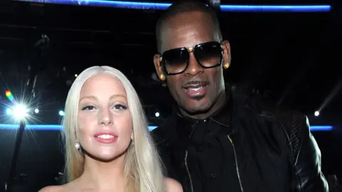 Getty Images Lady Gaga and R. Kelly