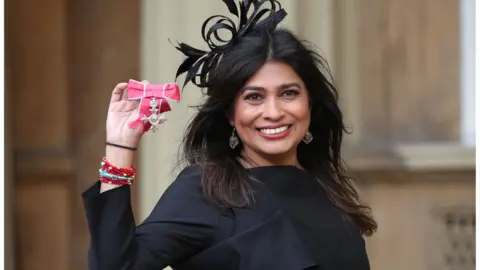 Getty Images Nisha Katona was given an MBE this year