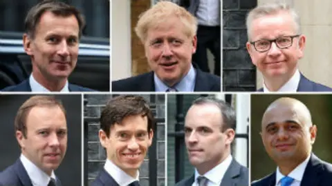 AFP/Getty Images Tory leadership contenders