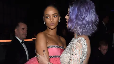 Getty Images Terry George with Rihanna and Katy Perry