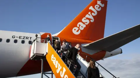 PA Media Gatwick to Glasgow flight