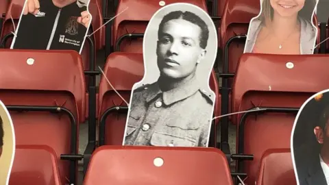 Northampton Town Walter Tull in the crowd