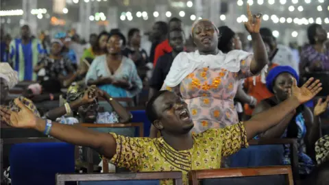 Getty Images Worshipers at RCCG