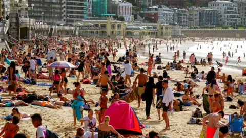 Reuters Beach in Spain March 2021