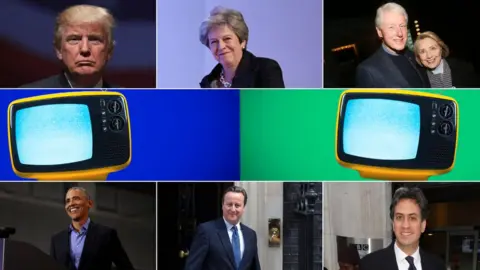 Getty Images Politicians and TV montage