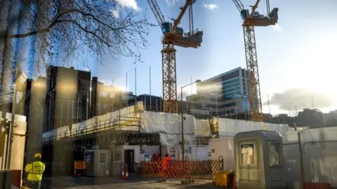 Getty Images HS2 euston site with cranes