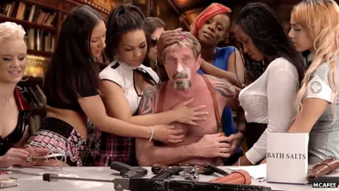 McAfee John McAfee video clip still
