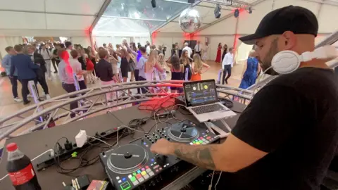 BBC Young Germans celebrate the end of school in Berlin