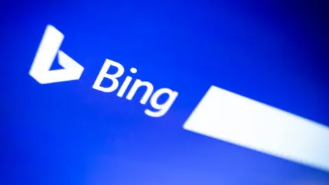 Getty Images Bing logo
