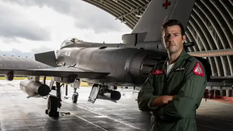 SAC Ben Mayfield/MOD RAF pilot Mathew Stannard