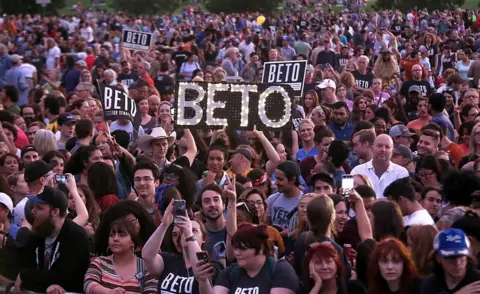 Getty Images O'Rourke supporters