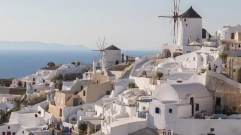 Getty Images Oia village in Santorini, Greece, in July 2018