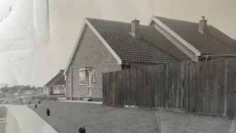 Brian Horrex Mr and Mrs Horrex's house in 1970 when the new properties were getting built in the background
