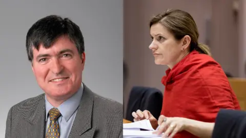 Getty  Brian Donohoe and Catherine Stihler