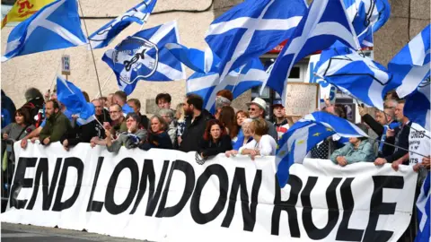 Getty Images protesters