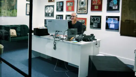 Blue Raincoat Music Jeremy at work