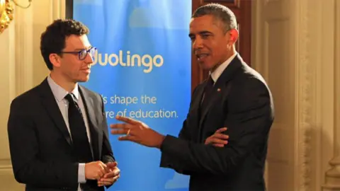Duolingo Luis von Ahn meeting President Obama