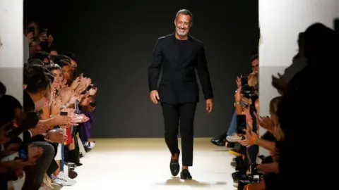 Getty Images Luis at Lisbon Fashion Week last year