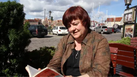 Dave Depares Krystyna Wroblewska in Gdansk