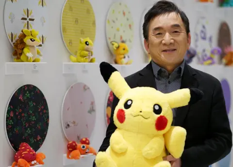 Tom Bateman Tsunekazu Ishihara, president of the Pokemon Company