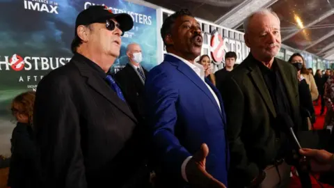 Reuters Dan Aykroyd, Ernie Hudson and Bill Murray pictured last month