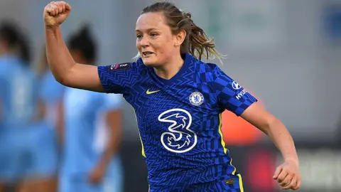 Getty Images Erin Cuthbert celebrating