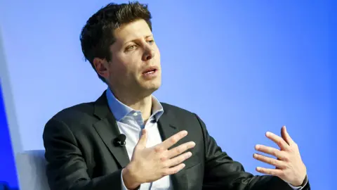 EPA Sam Altman, the CEO, of OpenAI speaks during an event at the APEC CEO Summit during the annual Asia-Pacific Economic Cooperation conference at the Moscone West Convention Center in San Francisco, California, USA, on 16 November 2023