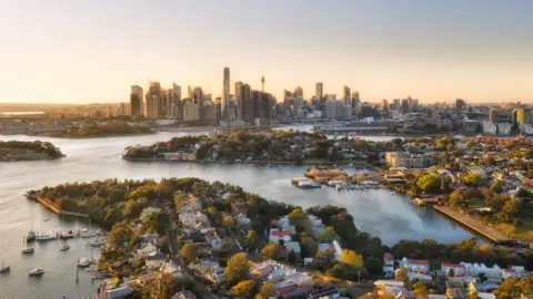 Getty Images An aerial landscape view of Sydney