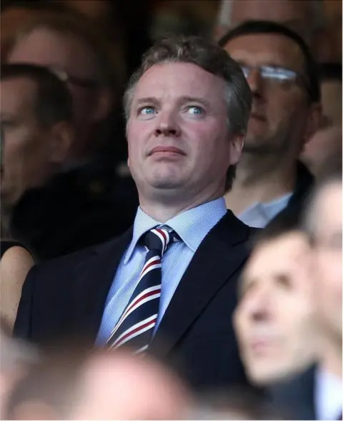 PA Craig Whyte during a Scottish Premier League match at Ibrox in Septmber 2011