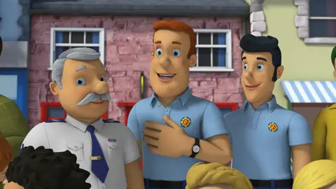 Mattel Station officer Norris Steele, Fireman Sam and firefighter Elvis Cridlington