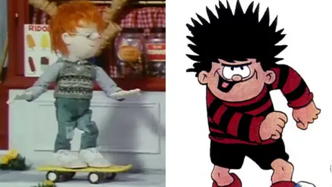 Mattel The character of Norman Price was inspired by cartoon character Dennis The Menace