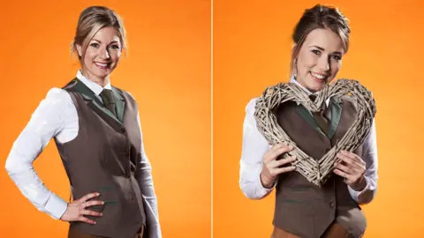 Dave King/Channel 4 First Dates waitresses Ci Ci and Laura